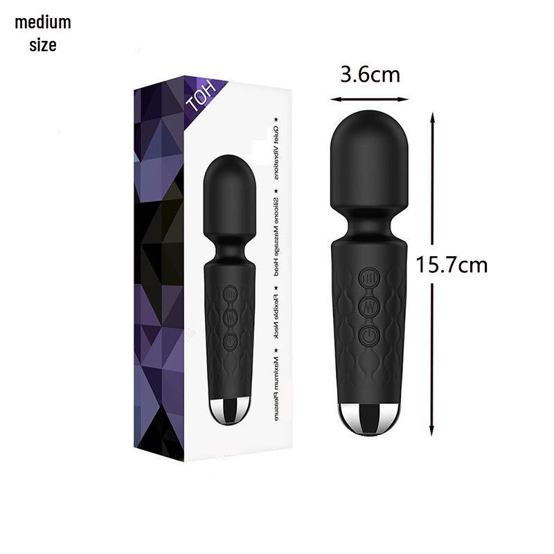 Knight Multifrequency Vibrator: Strong AV Wand for Clitoral Teasing and Massage Stick Sex Toy for Women