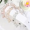 Sweet Rhinestone Women Birthday Girl Headband Princess Crown Hair Hoop Birthday Party Tiara
