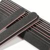 25pcs Professional Double Sided 100/180 Grit Nail Files Black Manicure Pedicure Tool and Nail Buffering Files Black Nail Files
