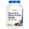 Grass-Fed Whey Protein Isolate, Vanilla, 2,268G (5Lb)