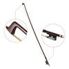 Violin Bows Full Size 4/4 Brazilian Wood Violin Bow Pole Horsetail Hair Hand Wound Lightweight