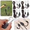 Wind Rope Tent Accessories Ratchet Hangers Fixed Buckle Pulley Adjustable Rope Fastener Tensioner
