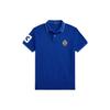 Polo SS23 Logo Embroidered Casual Short Sleeve Polo Shirt Men Polo Shirts Blue MNPOKNI1N822122-400