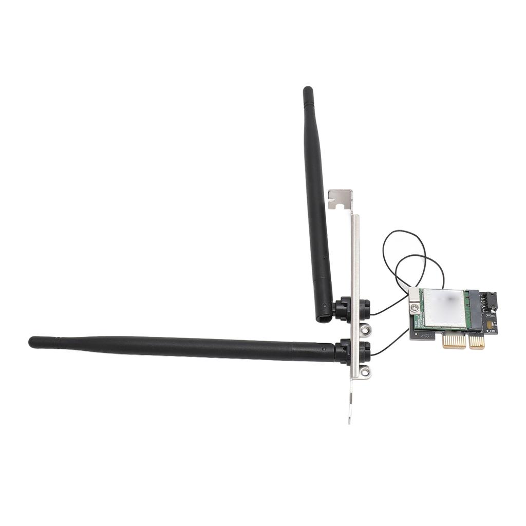 5G Network Card 2.4G 5G 867Mbps Dual Band 802.11AC BT4.1 Plug and Play PCIe WiFi Adapter Card for Win System Computer