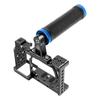 Camera Cage Aluminum Alloy Camera Video Cage with Top Handle Cold Shoe Mount 1/4 Inch & 3/8 Inch