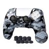 JYXETOV PS5 Controller Cover Free 8 Button Silicone Can Be Charged with the Original Suitable for Printing Pattern 1pc/2pcs (28 Options), Cap,