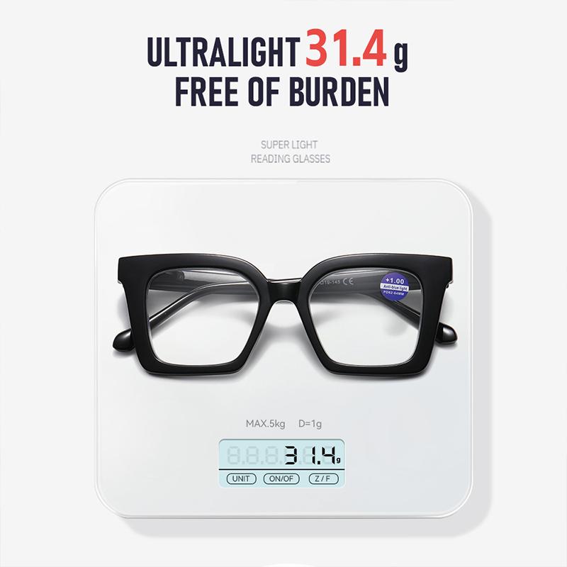 1.0 1.5 2.0 2.5 3.0 Fashionable Floral Reading Glasses Women's Anti Blue Light Spring Hinge Eyes and Legs HD Flat Light Glasses