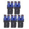 5Pcs EC5 To XT60 Adapter Rubber Plastic Copper Sturdy Accurate High Safety EC5 To Male Adapter for RC Car Aircraft Boat