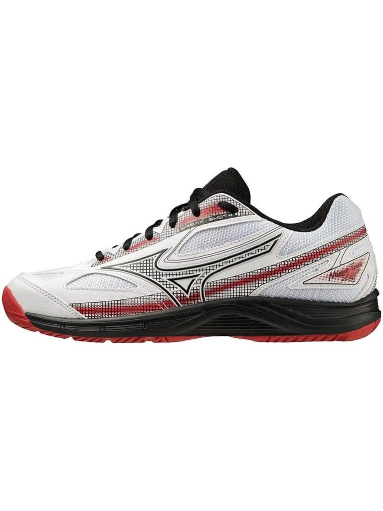 Tennis Shoes Break Shot 4 AC Cm 2E [Mizuno] White/Black/Red 19.0