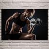 Modern Gym Fitness Canvas Painting Bodybuilding Character Wall Art Poster Sexy Men Women Muscle Wall Picture Mural Cuadros