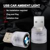 USB Car LED Light Auto Interior Atmosphere Light Car Emblem for Bmw M M3 M4 M5 M6 F20 F30 G20 F31 F11 X3 F25 X4 I3 1 3 5 Series