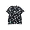 X Sprite All Over Logo Print Loose T-Shirt Unisex Tops Black 952129148-3