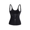 Three-Breasted Zipper Corset Waist Belt for Women - Slimming and Sweat-Inducing Fitness Vest