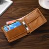 Retro Cowhide Men's Wallet Multifunctional Card Position Coin Change Bag Anti-theft Wallet