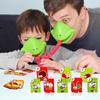 Funny Lizards Mask Toy Frog Tongue-Sticking Two-player Card Game Desktop Interactive Toys Parent-child Party Games For Chidren