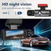 1080P DVR Dash Camera Front & Inside Dual Camera Driving Recorder with 3.16 Inch IPS Screen 170 Degrees