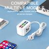 USB Charger 6 Port Power Strip Universal Electric Socket EU/US Plug Phone Charger Adapter Multifunction Extension Cable Socket