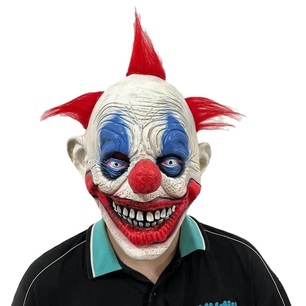 Multipurpose Halloween Horror Party Cosplay Mask Unisex Prank Helmet Prop Clown Head Cover
