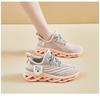 Breathable Sports Shoes for Women In Summer New Soft Soled Lightweight Non Slip Thick Soled Running Shoes Slimming and Shock-absorbing Coconut Shoes