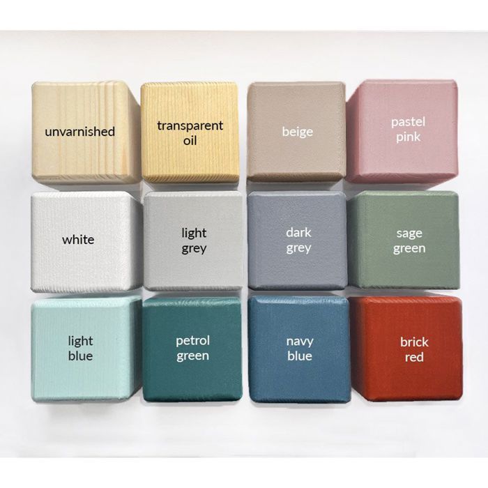 Lit cabane enfant LUCKY 120 x 190 rose pastel