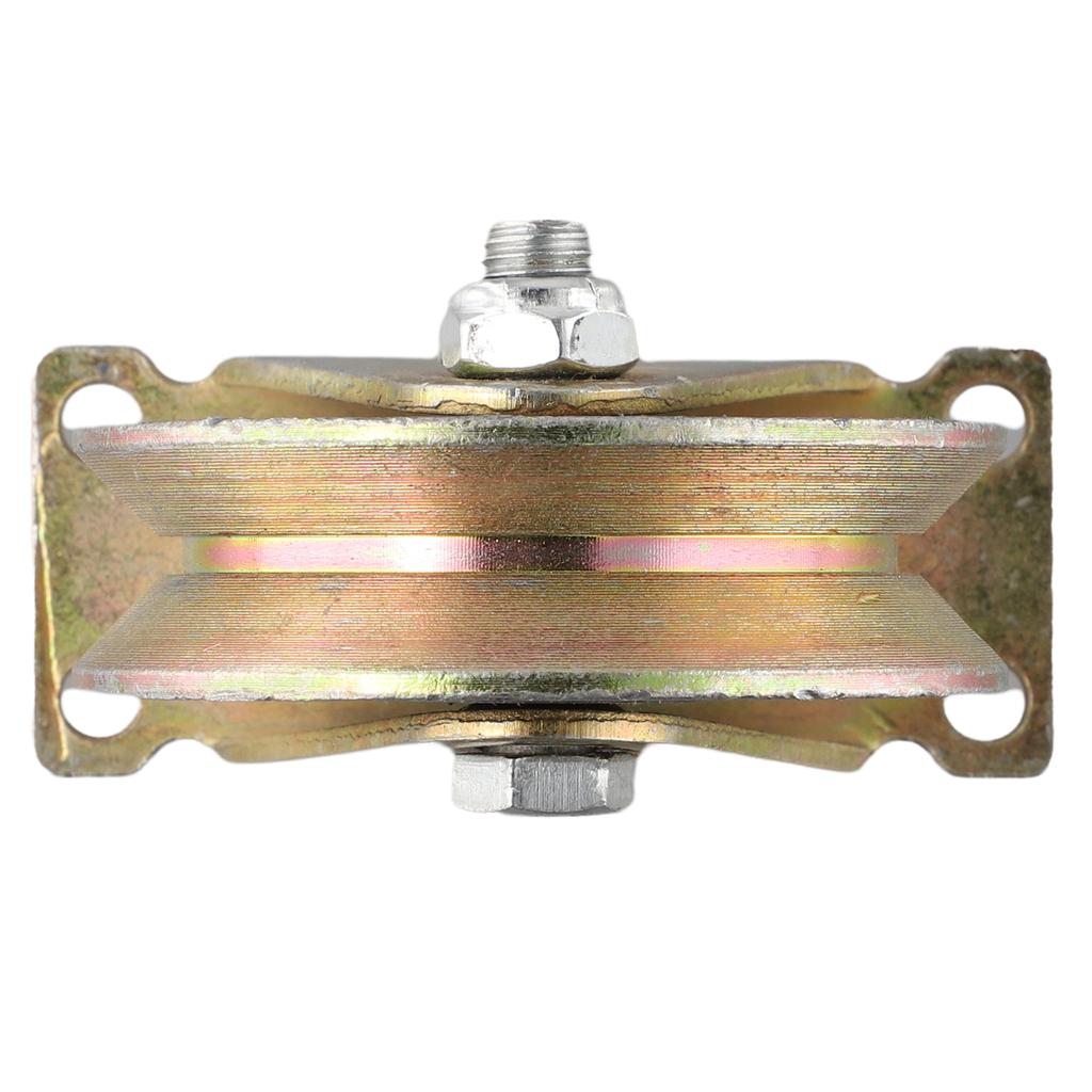 Sliding Door Pulley V Groove Wheel Heavy Duty Rigid Caster For Inverted Track Sliding Gate Roller Wheel Bearing Rollers