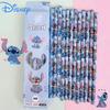 MINISO 12pcs/box Anime Pencil Lilo&Stitch Series Kids Stationery Pen School Supplies Cute Pencil Sharpener Christmars Gifts