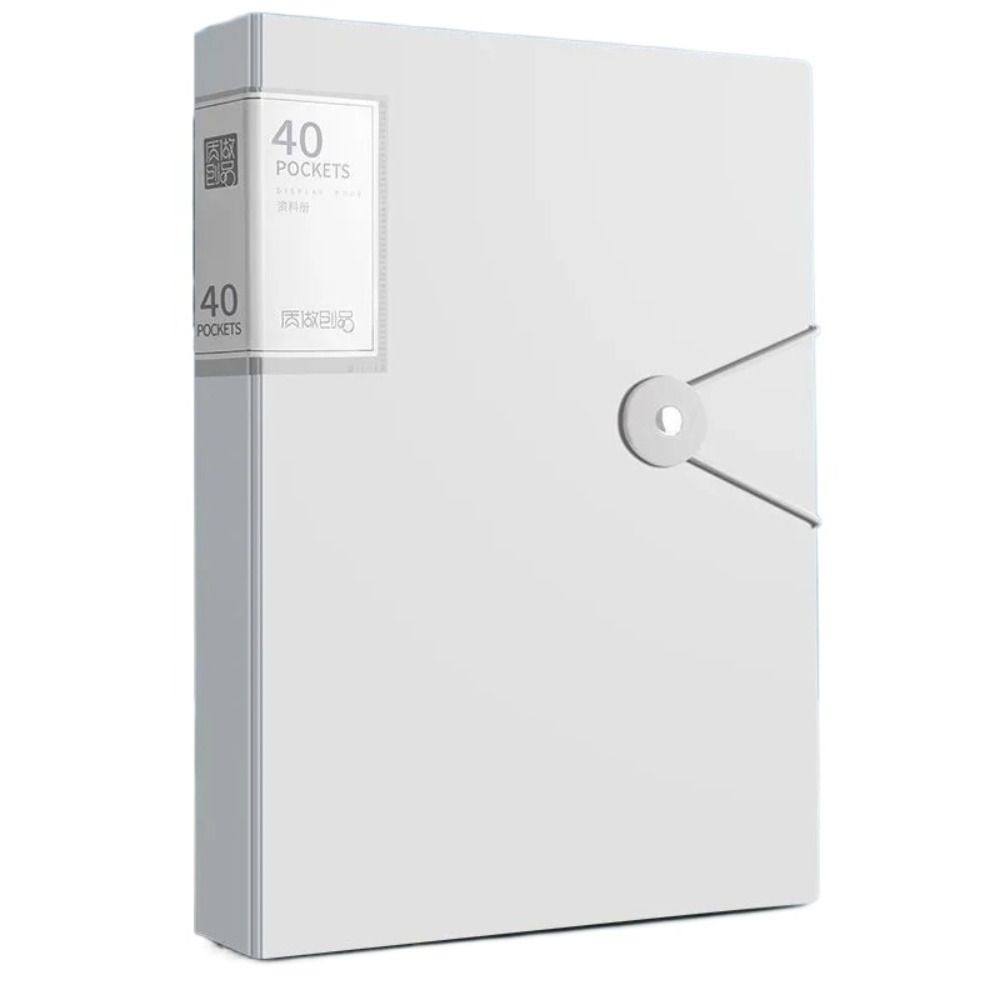 40 Pages Document Bag Waterproof Test Paper Storage Organizer New A4 File Folder