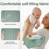 Baby Diaper Caddy Organizer Nursery Soft Felt Portable Storage Basket Shower Baby Diaper Ball Bag with Handle Hangable