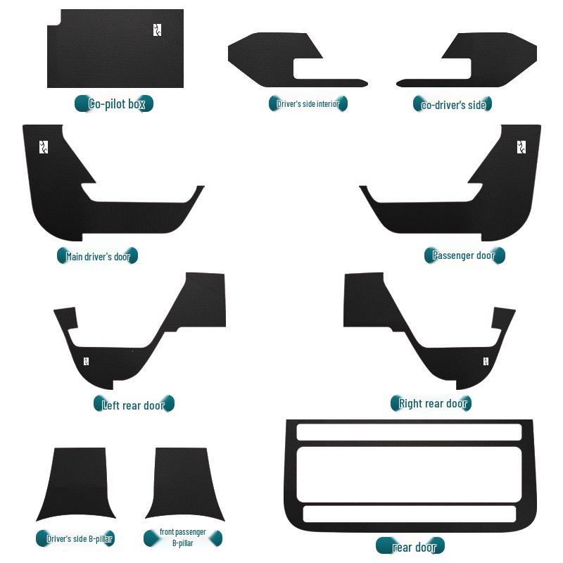 BYD Yangwang U8 Car B-Pillar Anti-Kick Pad & Protection Sticker for 24 Models