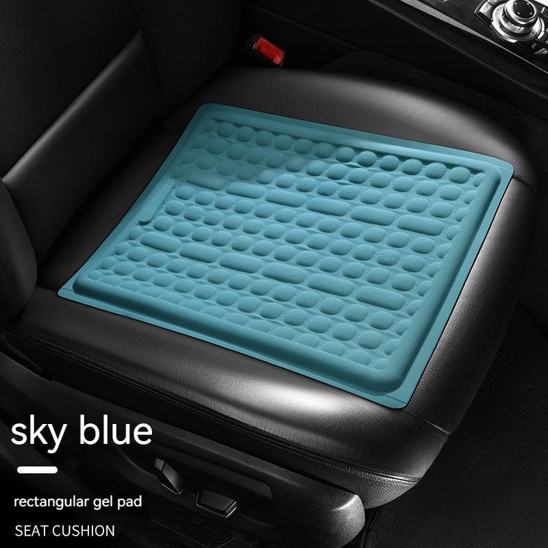 3D Car Seat Cushion Universal Breathable Cool Gel Cushion Honeycomb Butt Mat Multifunctional Home Office Chair Cooling Pad