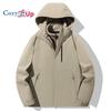 Cozy Up Mens Jackets Waterproof Fleece Snow Coat 3 In 1 Jackets Winter Warm Windbreaker Raincoat