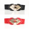 Cool With Waist Corset Leaf Shape Belt Decorative Clothes Skirt Stretch Waist Line Women'S Waist Seal