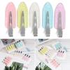 Hairdressing No Mark Candy Color Seamless Hair Clips No Bend Barrettes Bang Clip No Crease Hairpin