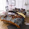 Horse Duvet Cover Set Twin Size Bedding Set For Kids Teens Western Cowboy Polyester Comforter Cover Quilt Cover With Pillowcase