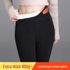 Women's High-Waist Lambskin Leggings - Extra Thick, Plus Size, Velvet Lined, Slim Fit, Warm Winter Pants
