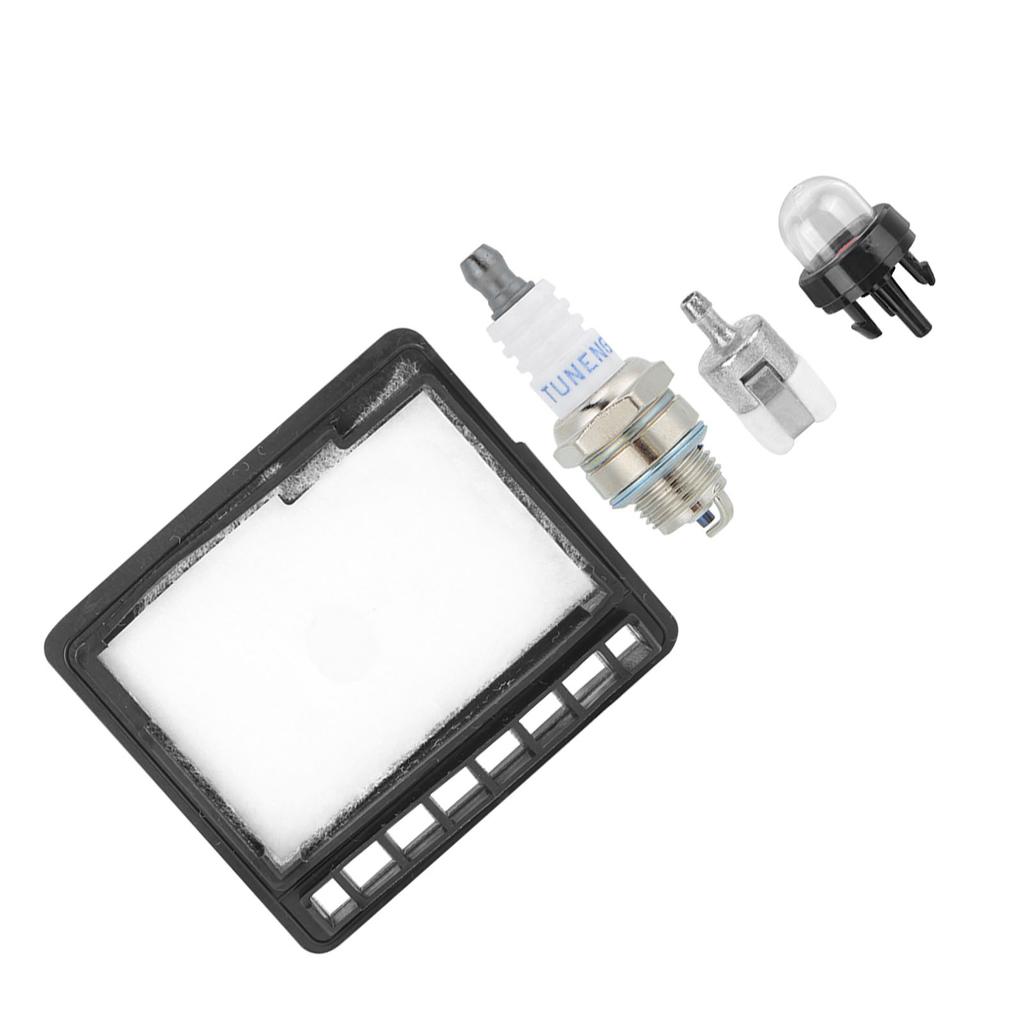 Chainsaw Air Filter Sparking Plug Primer Bulb Set Fit for Echo CS3000 CS-3450 CS340
