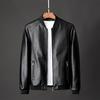 Spring and Autumn New Men's Pu Leather Jackets Daily Leisure Motorcycle Jackets Men's Leather Jackets