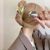 Korean Angel Wing Metal Hairpin - Unique High-End Shark Clip for Hair Buns