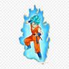 Patches For Clothes Bag Iron On Thermal Stickers Goku Ssgss Art Goku Vegeta Pattern Washable Heat Transfer
