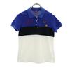 BEAMS GOLF Golf Short Sleeve Polo Shirt M Blue Women Used