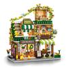 Urban Series Building Blocks Street View Cafe House Model Miniature Architecture Desktop Decor Gift for Boys Girls Kids Toys