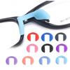 10pcs U Shape Silicone Glasses Eyeglasses Nose Pads Optical Frame Repair Accessory Part Insert Push In Free Shipping CY071