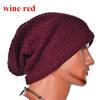 Winter Stretch Soft Ski Cap Warm Beanie Hat Knitted Caps Wool Knitted