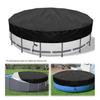 Foldable Pool Cover Round Pool Protection Cover with Drawstring Waterproof Dustproof Pool Protector for Above Ground Pools