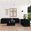 Day and Night - Day and Night Garden Furniture Set 8 Pieces and Black Synthetic Rattan Cushions