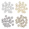 Newest 20/40pcs 4mm Mini Ultra-small Tri-glide Buckle Belt Heart Shaped Buckle Doll Bag Buckles Diy BDoll