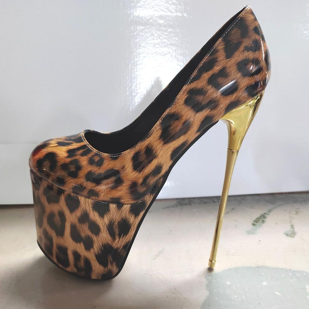 Sexy Women Pumps Striptease Shoes Platform Model Pole Dance High Heels Nightclub Shoes Round Toe Shoes