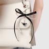 Cute Pearl Ribbon Bowknot Keychain Pendant Lovely Backpack Hanging Decorations Simple Bowknot Keychain Accessories Gifts