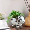 Home Decoration Resin Cow Planter Cute Exquisite Animal Plant Pot Creative Funny Flowerpot Tabletop