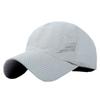 WHITE FANG Cap Mesh Hat English Letters Logo Casual Men Women Sports CA464 Light (03 Gray)